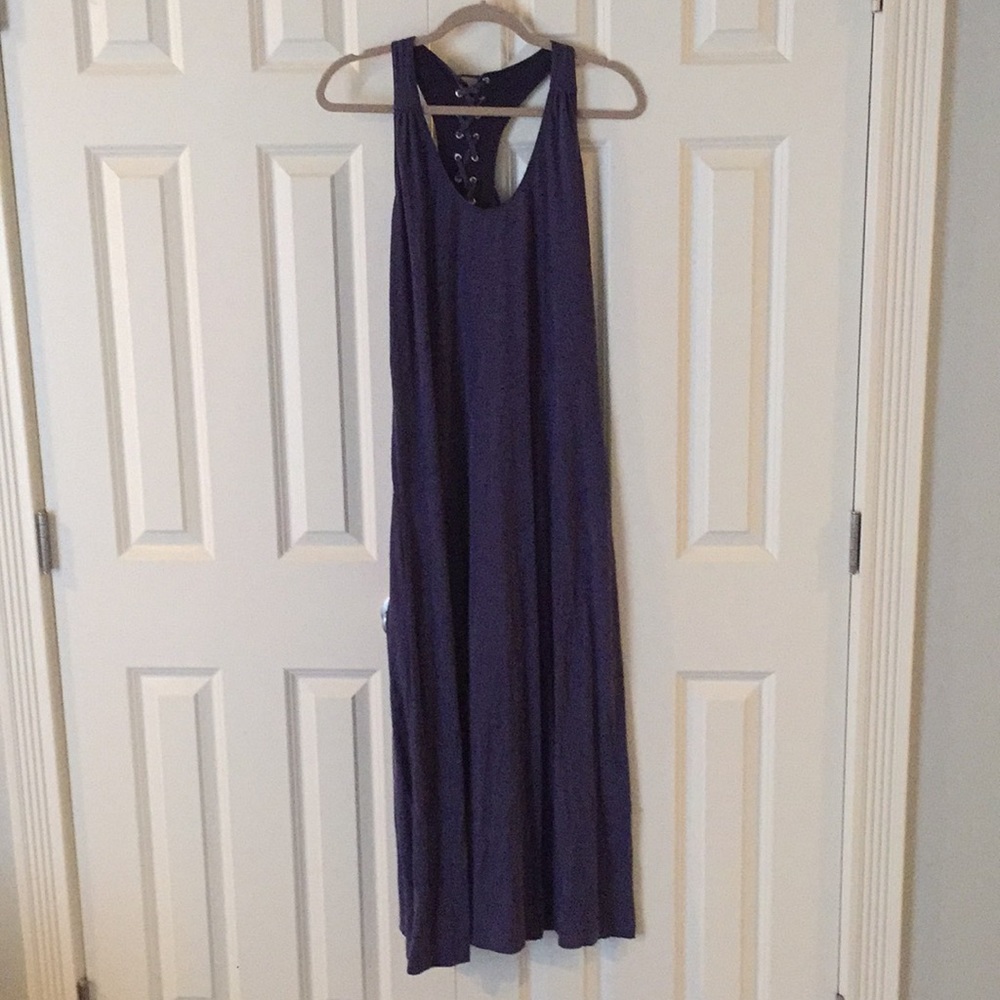 Anthropologie maxi dress with cute detailing!